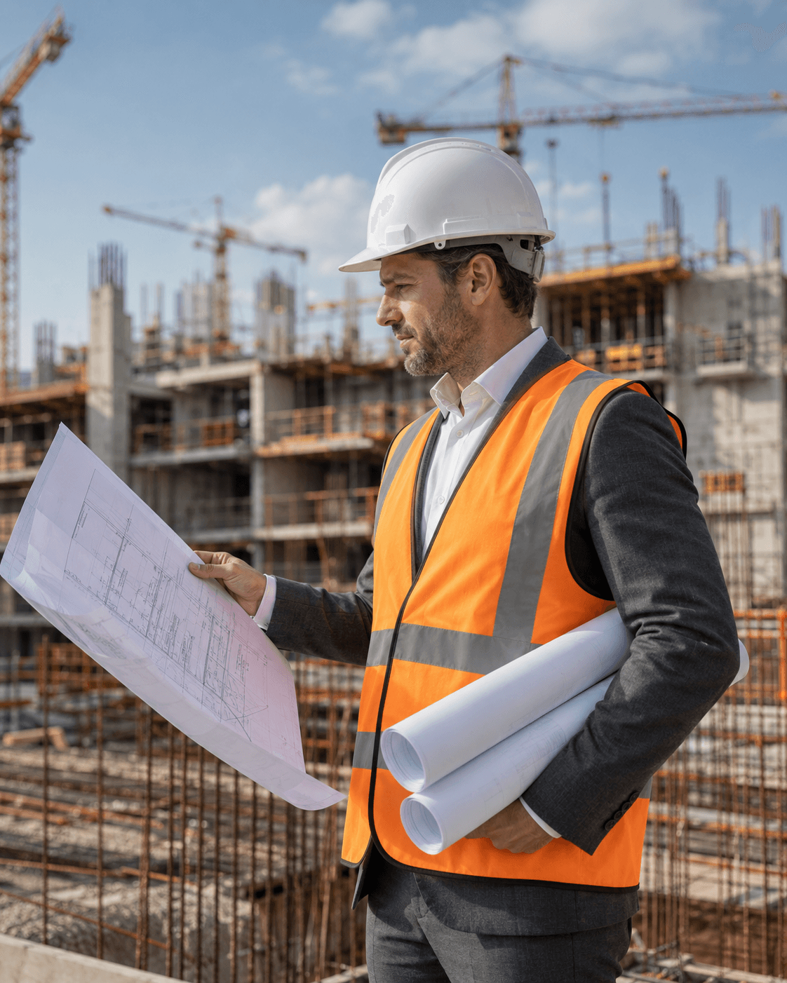 Ingénieur géotechnicien consultant des plans techniques